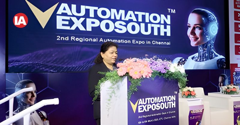 Ms Jyothi Joseph, Director, IED Communications, delivering the welcome address.