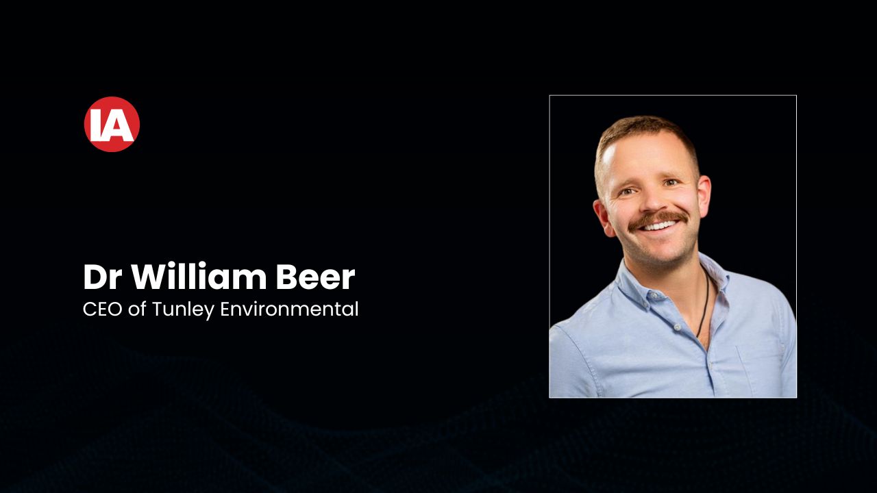Dr William Beer, CEO of Tunley Environmental