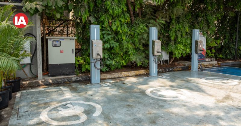Public EV charging station