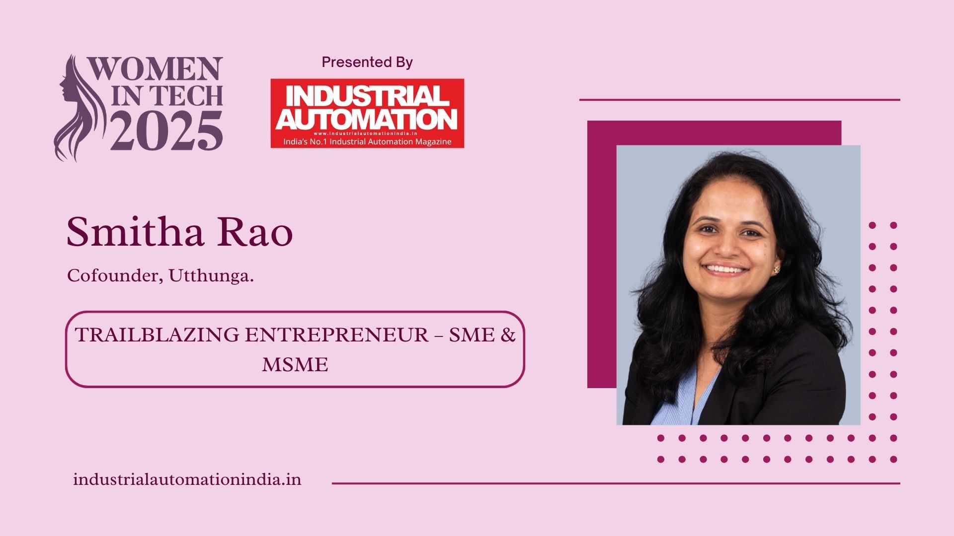 ‘In 2021 I took over the responsibility of expanding the European region’ – Smitha Rao